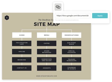 Create site map. PowerMapper is an automatic sitemap creation tool for website owners, information architects, SEOs and web developers. It is used in 43 countries, by 30% of the Fortune 100, and major organizations like NASA and MIT. The downloadable version: Free online demo of website mapping tool which generates visual site maps in a range of styles. Try now! 