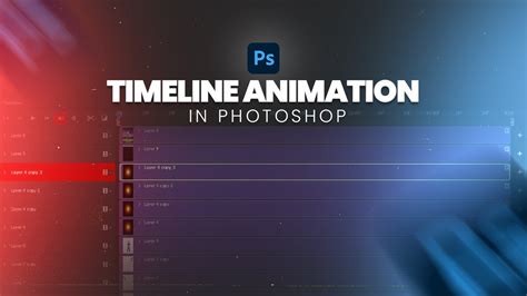 Create timeline animations in Adobe Photoshop. 