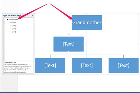 Create tree diagram in word