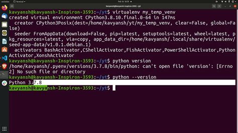 Create virtual environment python in linux. 9+.  There are many options available ...