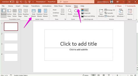 Create watermark in powerpoint