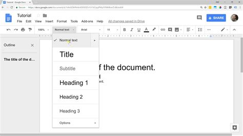 Create your first document in Google Docs (2024)