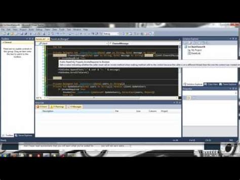 Create your own IRC Client in VB.Net - YouTube