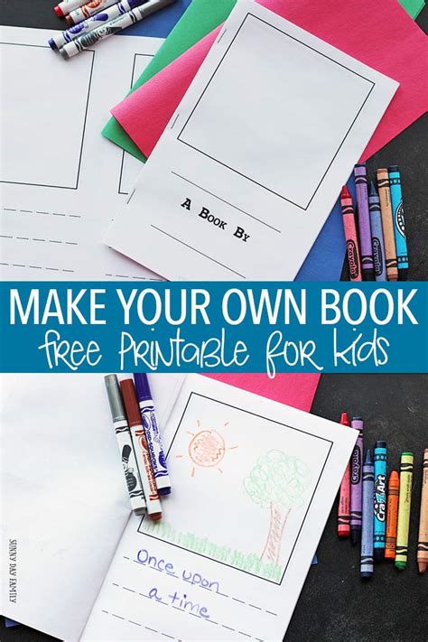 Create your own book. This book cover template is perfect for you! This book cover template activity blends visual communication skills with reading comprehension. Your kids are asked to design their own cover for their favourite book. Perhaps they'll recreate one of their favourite scenes, or reframe the story from a different character's perspective. 