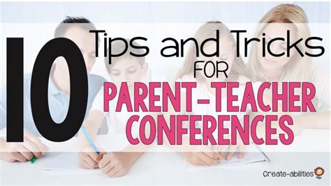 CreateAbilities Parent Teacher Conferences 10 Tips and Tricks