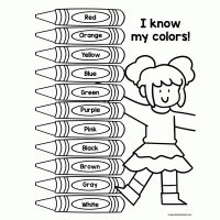 CreatePrintables I Know My Colors