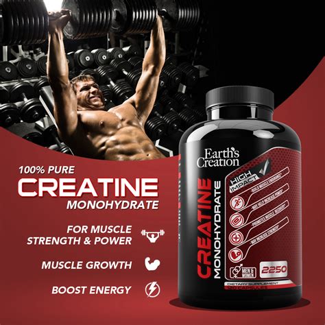 Creatine Monohydrate Muscle gaining supplements