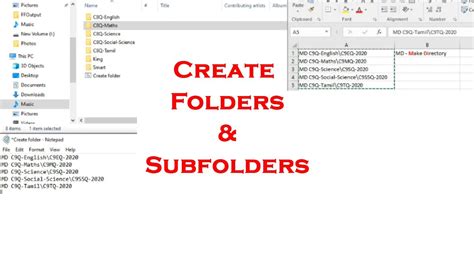 Creating (Sub)folders using a Template YouTube