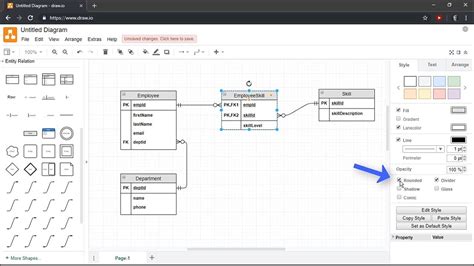 Creating Entity Relationship Diagrams using Draw.io YouTube