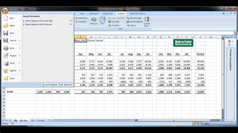 Creating Excel Templates - Oracle