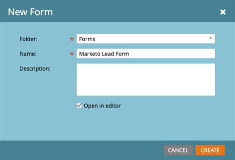 Creating Lead Forms in Marketo