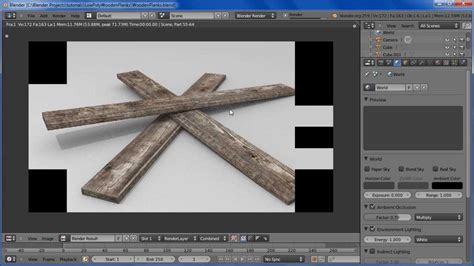 Creating Low-Poly Wooden Planks in Blender 2.5: Part 1 [HD]