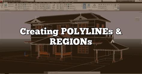 Creating POLYLINEs & REGIONs CADdikt.