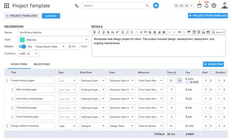 Creating Project Templates Ravetree Docs
