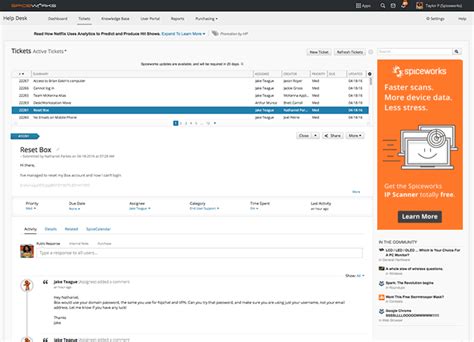 Creating User Accounts in Spiceworks Help Desk