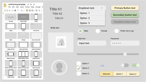 Creating Wireframes like a Pro with Google Slides Free Toolkit Zuzze