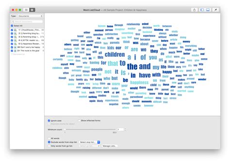 Creating Word Lists and Clouds ATLAS.ti 9 Quick Tour Mac