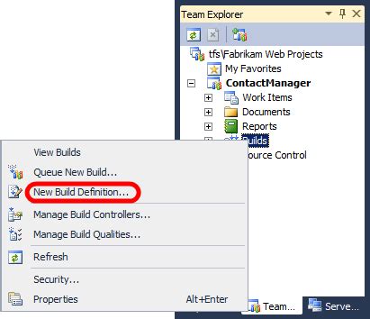 Creating a Build Definition That Supports Deployment