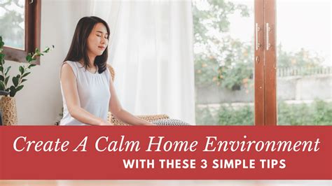 Creating a Calm Home Environment