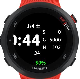 Creating a Garmin watch face: Font size Take4-blue