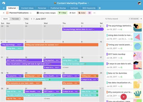 Creating a MultiAuthor Publishing Calendar in Airtable Draft.dev