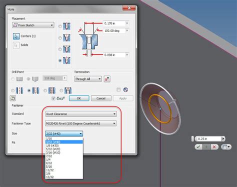 Creating a Rivet Hole Chart in Autodesk Inventor - ketiv.com