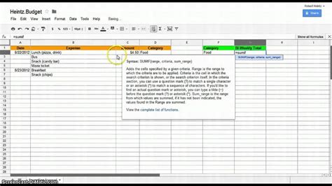 Creating a Spending Journal using Google Docs Google classroom