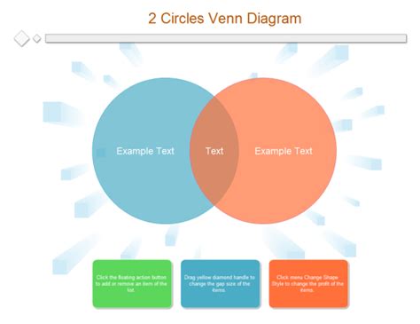 Creating a Venn diagram template