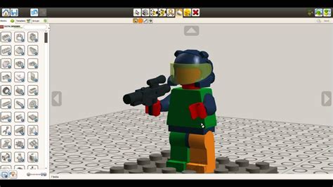 Creating a minifigure with LEGO Digital Designer 4.3 YouTube