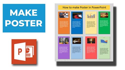 Creating a poster from a PowerPoint file is straight forward