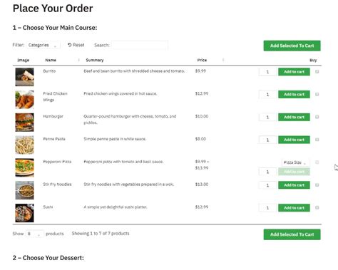 Creating an Online Food Ordering System in CommerceGurus