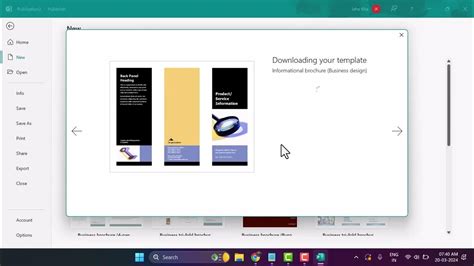 Creating brochures using Microsoft Publisher YouTube