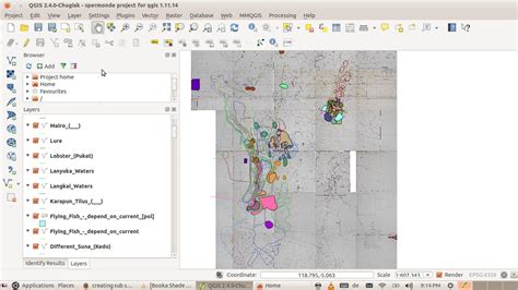 Creating sub sections (groups) of layers in QGIS?