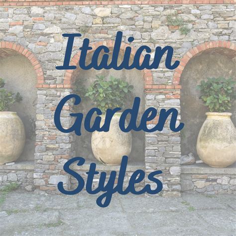 Creating the Italian Garden Ambiance