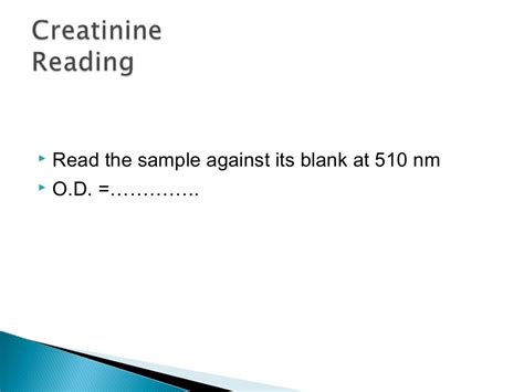 Creatinine estimation - SlideShare