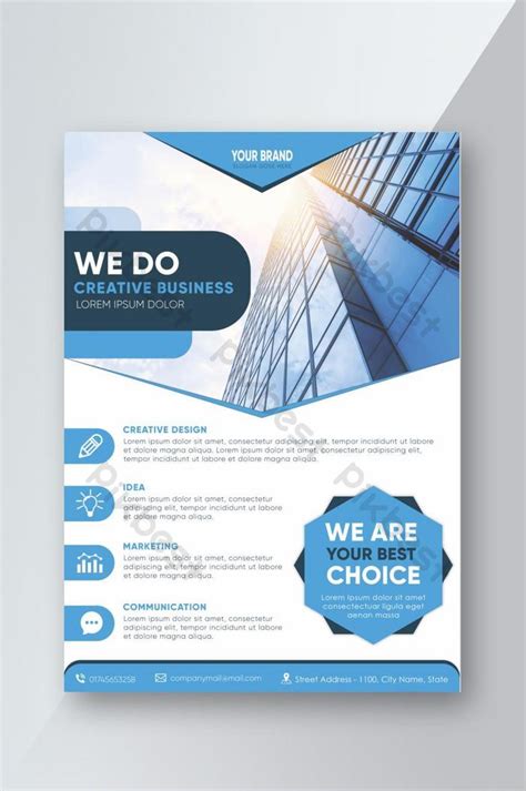 Creative Business Flyer PSD Template Design PSD Free Download Pikbest