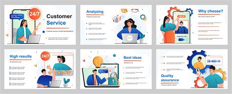Creative Customer Service Presentation Template Designs