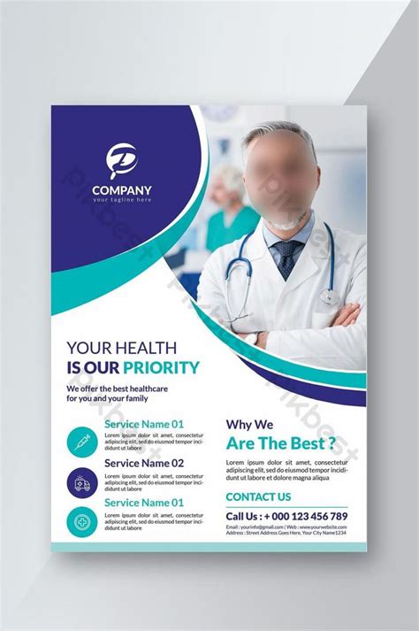 Creative Medical Flyer Template PSD Free Download Pikbest