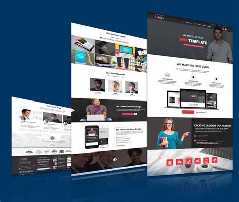 Creative Multipurpose Website Template Free PSD Download PSD