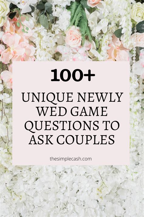 Creative Newlywed Game Questions