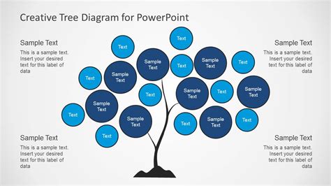 Creative Tree Diagrams for PowerPoint SlideModel