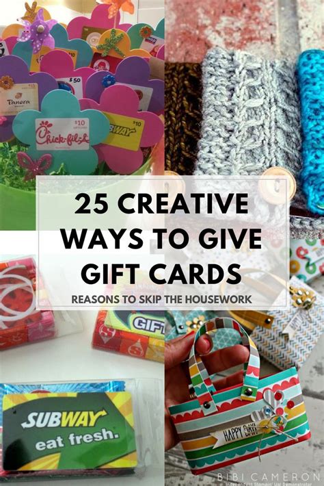 Creative Ways To Give A Gift Card