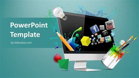 Creative Web Design Powerpoint Template Within Multimedia Powerpoint