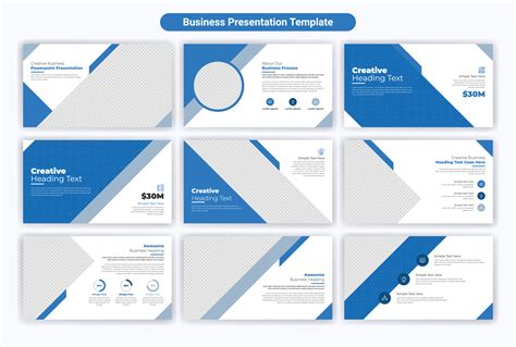 Creative business PowerPoint presentation slides template design. Use