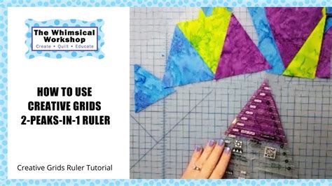 Creative grids tutorials.  2 Peaks in 1 Ruler Creative Grids Shop | Videos Demo...