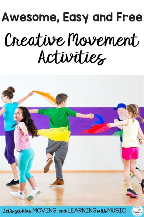 Creative movement activities for elementary students.  Looking for engaging...