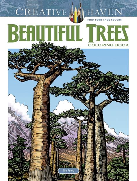 Read Online Creative Haven Beautiful Trees Coloring Book By Tim Foley