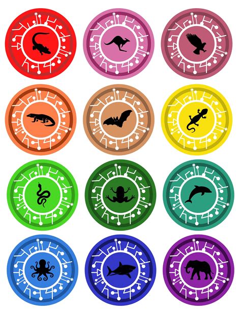 Creature Power Discs Printable