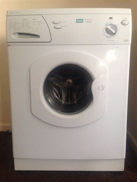 Creda simplicity 1000 manual washing machine. - Reproduktionsskader, i beklædnings- tekstil- og skotøjsbranchen.