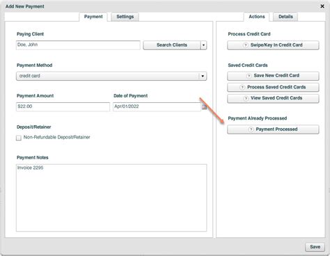 Credit Card Processing - StudioCloud